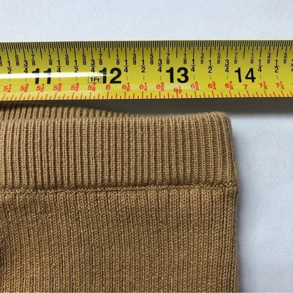 Aritzia Free People Gold Laurel Knitted Mini Skirt Size Small - Picture 5 of 9